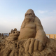 Illustration for article titled Check out Gigantic Evil Sand Gollum and more from the Weston-super-Mare sand-sculpture festival